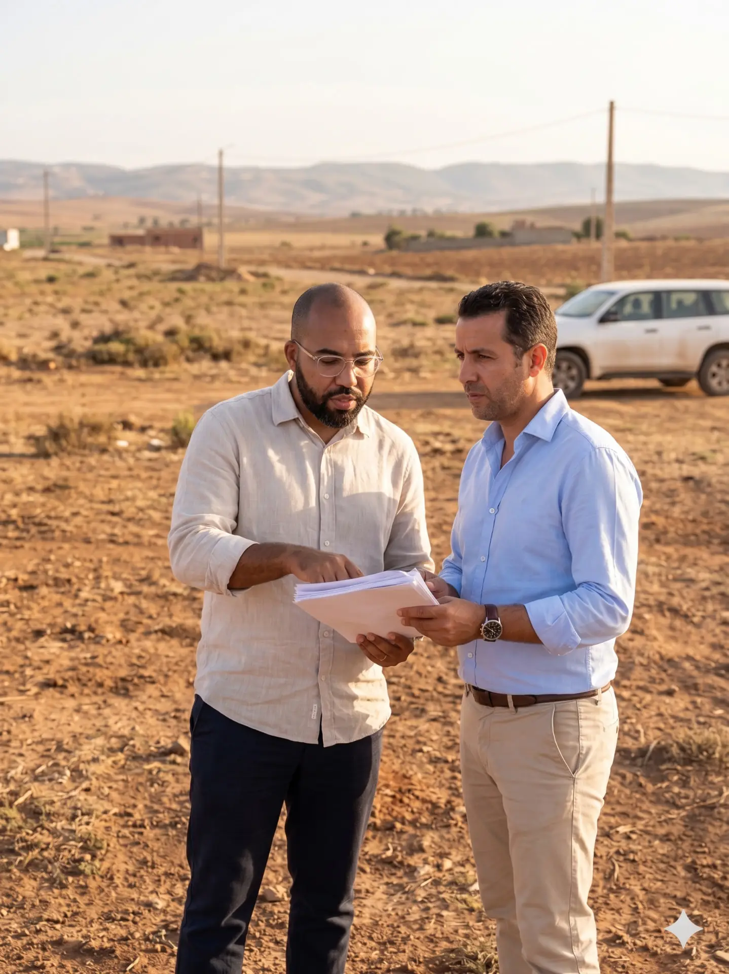 Vérification du terrain et du vendeur